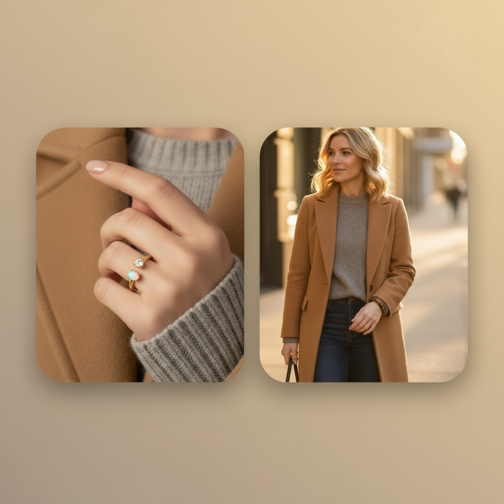 Warm & zeitlos: Herbst-Outfits mit Tigerauge