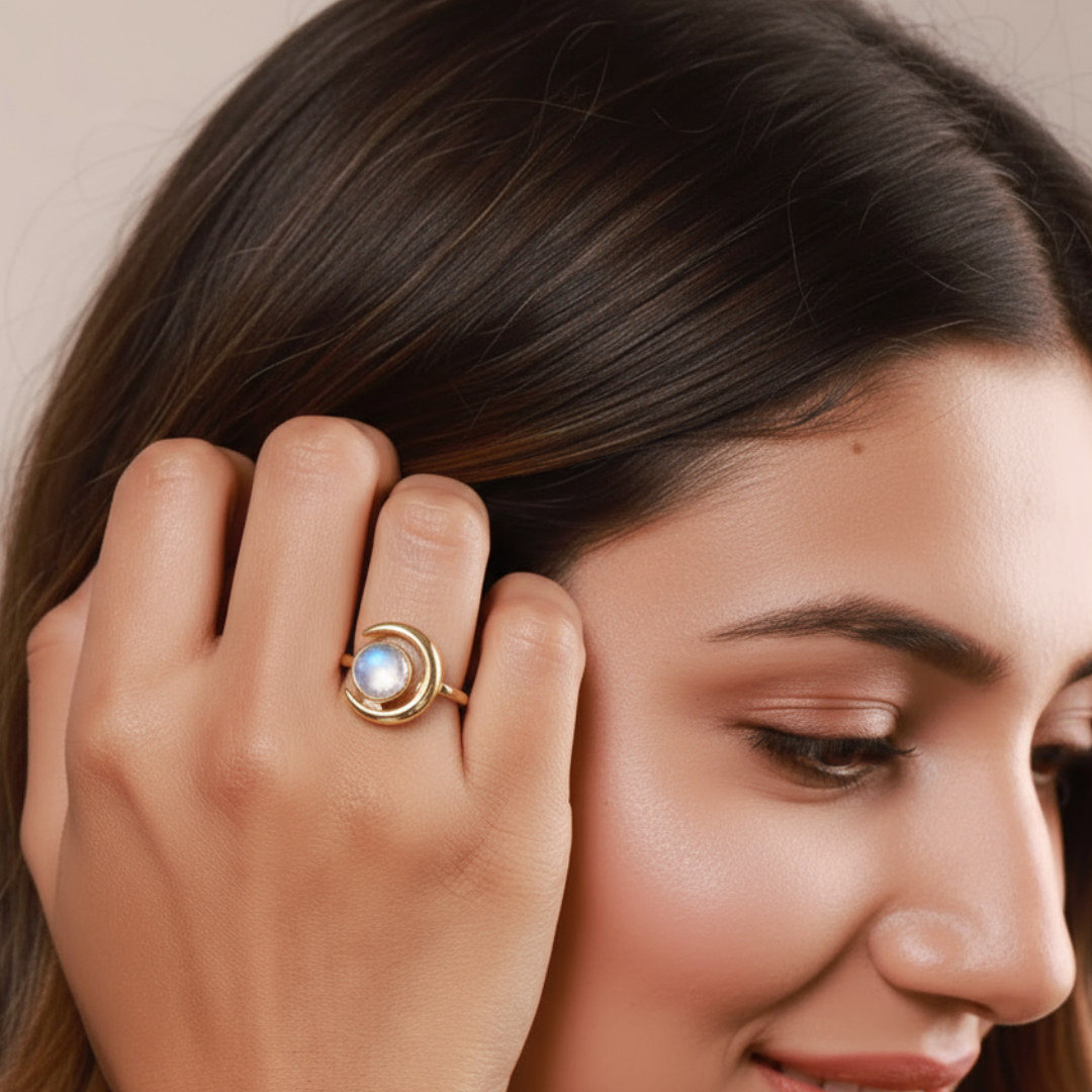 Leuchtender Mond-Ring – Selene